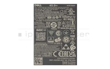 OJFC9P Original Dell USB-C GaN-Netzteil 45,0 Watt kleine Bauform Small Slim