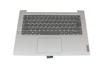 PC4C-GR Original Lenovo Tastatur inkl. Topcase DE (deutsch) grau/silber