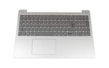 PC5CB-GE Original Lenovo Tastatur inkl. Topcase DE (deutsch) grau/silber mit Backlight