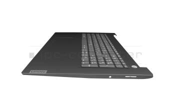 PC5CP-GR Original Lenovo Tastatur inkl. Topcase DE (deutsch) grau/schwarz