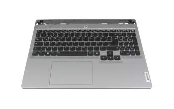 PH5CYXBG-3T-GR Original Lenovo Tastatur inkl. Topcase DE (deutsch) schwarz/grau mit Backlight