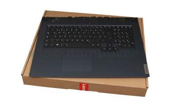 PK09000PH20 Original Lenovo Tastatur inkl. Topcase DE (deutsch) schwarz/blau mit Backlight
