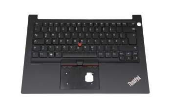 PK131D53A11 Original Lenovo Tastatur inkl. Topcase DE (deutsch) schwarz/schwarz mit Mouse-Stick ohne Backlight
