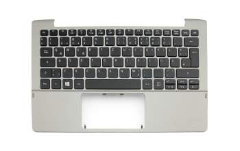 PK131DT2A10 Original Compal Tastatur inkl. Topcase DE (deutsch) schwarz/silber