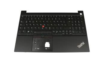 PK131HK2B11 Original Lenovo Tastatur inkl. Topcase DE (deutsch) schwarz/schwarz mit Backlight und Mouse-Stick