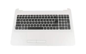 PK131O24A10 Original Compal Tastatur inkl. Topcase DE (deutsch) schwarz/weiß