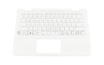 PK131U42B10 Original Compal Tastatur inkl. Topcase DE (deutsch) weiß/weiß
