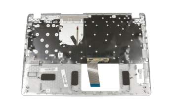 PK132CE1A11 Original Acer Tastatur inkl. Topcase DE (deutsch) schwarz/silber mit Backlight