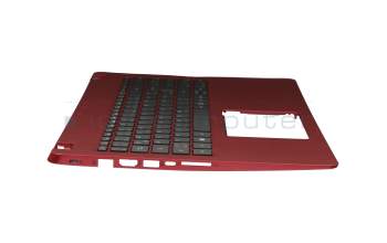 PK132CE1A11 Original Chicony Tastatur inkl. Topcase DE (deutsch) schwarz/rot mit Backlight