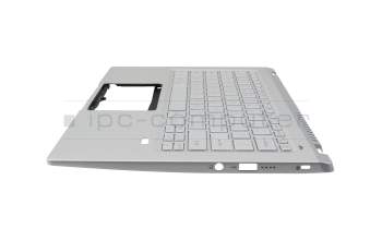 PK1334G1G00 Original Acer Tastatur inkl. Topcase US (englisch) silber/silber mit Backlight