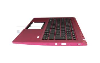 PK1334G1K13 Original Acer Tastatur inkl. Topcase DE (deutsch) schwarz/rot mit Backlight