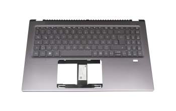 PK133KD1A13 Original Compal Tastatur inkl. Topcase DE (deutsch) grau/grau mit Backlight