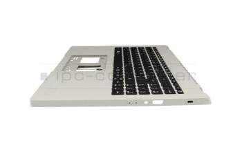 PK133RJ1A13 Original Acer Tastatur inkl. Topcase DE (deutsch) schwarz/grau mit Backlight