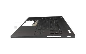 PK137II2J11 Original Compal Tastatur inkl. Topcase DE (deutsch) schwarz/schwarz mit Backlight