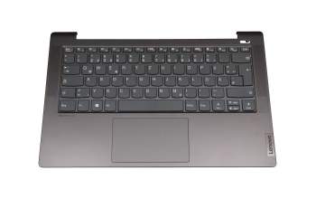 PK37B0 Original Lenovo Tastatur inkl. Topcase DE (deutsch) grau/grau