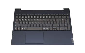 PK37B00RB00TI Original Lenovo Tastatur inkl. Topcase DE (deutsch) grau/blau