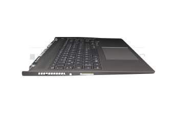 PO5SXB-GE Original Lenovo Tastatur inkl. Topcase DE (deutsch) grau/grau mit Backlight