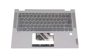 PR4S-GR Original Lenovo Tastatur inkl. Topcase DE (deutsch) grau/grau