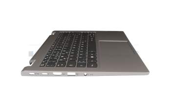 PR4SB-GR Original Lenovo Tastatur inkl. Topcase DE (deutsch) schwarz/grau mit Backlight