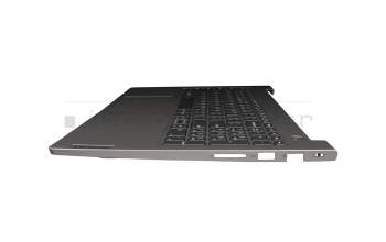 PR55B-UI Original Lenovo Tastatur inkl. Topcase UK (englisch) dunkelgrau/grau mit Backlight