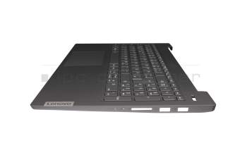 PR5SB-GE Original Lenovo Tastatur inkl. Topcase DE (deutsch) grau/grau mit Backlight (USB-C Ladeanschluss)