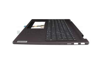 PR5SB-GR Original Lenovo Tastatur inkl. Topcase DE (deutsch) grau/grau mit Backlight