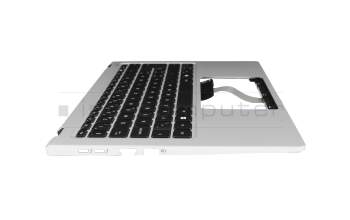 QF03P_A41BWL Original Acer Tastatur inkl. Topcase CH (schweiz) schwarz/silber mit Backlight