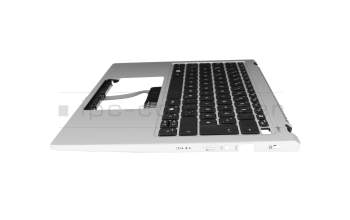 QF03P_A41BWL Original Acer Tastatur inkl. Topcase DE (deutsch) schwarz/silber