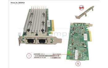 Fujitsu PLAN EP QL41112 2X 10GBASE-T für Fujitsu Primergy RX2530 M4