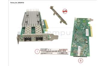 Fujitsu PLAN EP QL41132 2X 10G SFP+ für Fujitsu Primergy RX2530 M4