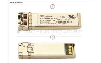 Fujitsu 16GB SFP+ TRANSCEI/QLO:SFP_16GB_QLE26XX für Fujitsu Primergy RX4770 M3