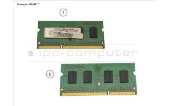 Fujitsu QNS:79B00-G004-033-RS MEM 4GB DDR3 L-SO-1600