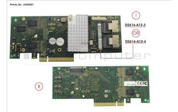 Fujitsu RAID CTRL SAS 6G Int D2616 512MB Rev3 für Fujitsu Primergy TX2540 M1