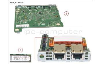 Fujitsu ETH 2X10G BASE-T D3289 für Fujitsu Primergy RX2560 M1