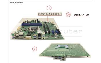 Fujitsu S26361-D3517-A100 MAINBOARD KABYLAKE D3517