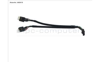 Fujitsu S26361-F2581-L10 CABLE Y USB INT 10PIN
