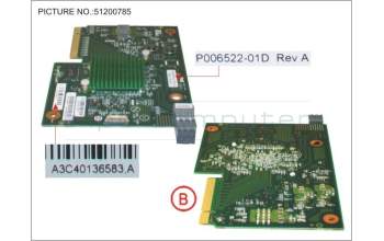 Fujitsu PY CNA MEZZ CARD 2X10GB 2 CHANNEL für Fujitsu Primergy BX2580 M2