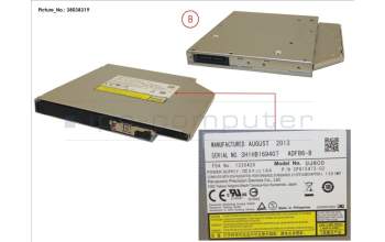 Fujitsu DVD ROM SLIMLINE für Fujitsu Primergy RX4770 M1