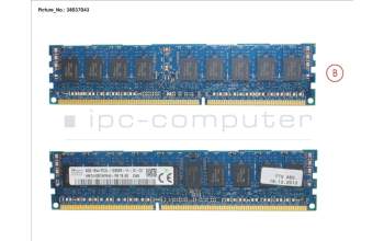 Fujitsu 8 GB DDR3 RG LV 1600 MHZ PC3-12800 1R für Fujitsu Primergy RX2520 M1