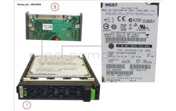 Fujitsu HD SAS 6G 1.2TB 10K HOT PL 2.5\' EP für Fujitsu Primergy RX4770 M1