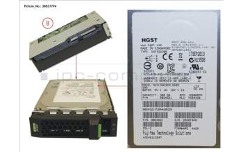 Fujitsu HD SAS 6G 300GB 15K HOT PL 3.5\'\' EP für Fujitsu Primergy RX2520 M1