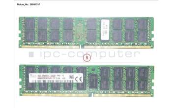 Fujitsu S26361-F3843-E516 16GB (1X16GB) 2RX4 DDR4-2133_2400 R ECC