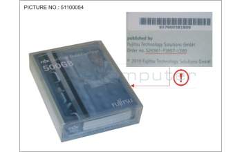 Fujitsu RDX CARTRIDGE 500GB/1000GB für Fujitsu Primergy RX300 S8