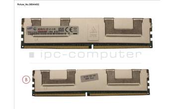Fujitsu S26361-F3897-E645 64GB (1X64GB)4RX4 DDR4-2133 LR ECC