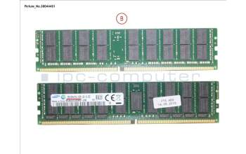 Fujitsu S26361-F3897-R644 32GB (1X32GB)4RX4 DDR4-2133 LR ECC