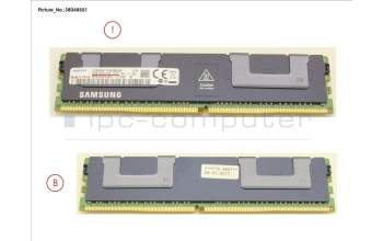 Fujitsu 64GB 4RX4 DDR4-2400 3DS ECC für Fujitsu Primergy RX4770 M3