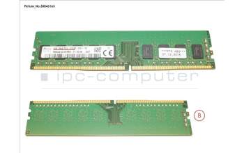 Fujitsu S26361-F3909-E514 4GB (1X4GB) 1RX8 DDR4-2133 U ECC