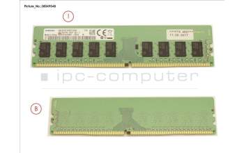 Fujitsu S26361-F3909-E615 8GB (1X8GB) 1RX8 DDR4-2400 U ECC