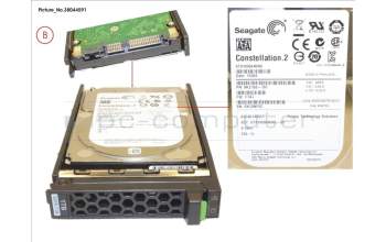 Fujitsu HD SATA 6G 1TB 7.2K HOT PL 2.5\' BC für Fujitsu Primergy RX2560 M1