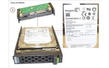 Fujitsu HD SATA 6G 500GB 7.2K HOT PL 2.5\' BC für Fujitsu Primergy RX2560 M1